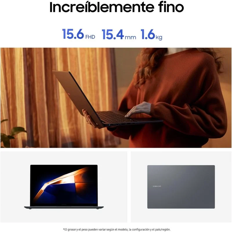 Detalle 2 de Samsung Galaxy Book4 Intel Core i7-1355U 16GB 512GB 15.6"