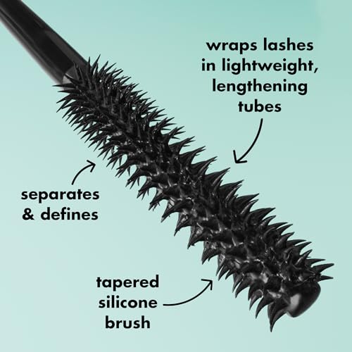 Detalle de e.l.f. Lash XTNDR Mascara, Pitch Black: Tubing Length with Jojoba Nourishment