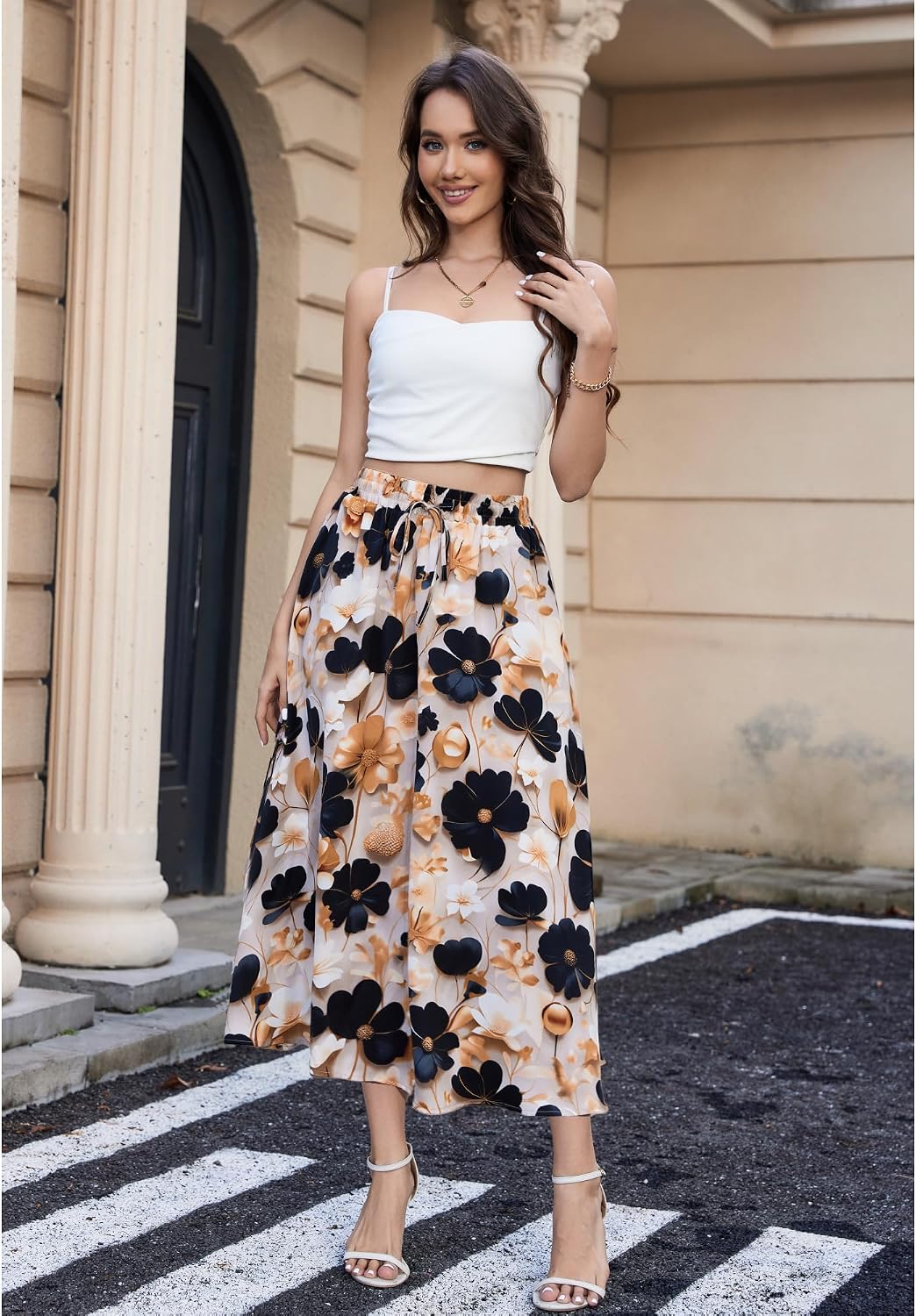 Detalle de Abaadlw Maxi Skirt with Pockets