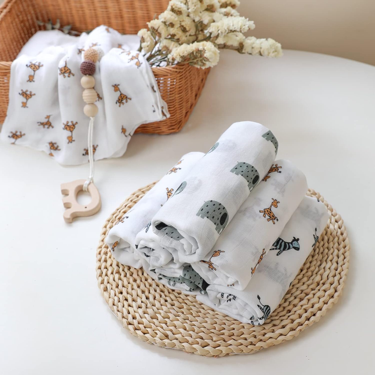 Thumbnail 5 de GLLQUEN BABY Muslin Squares 70x70 cm 6‑pack