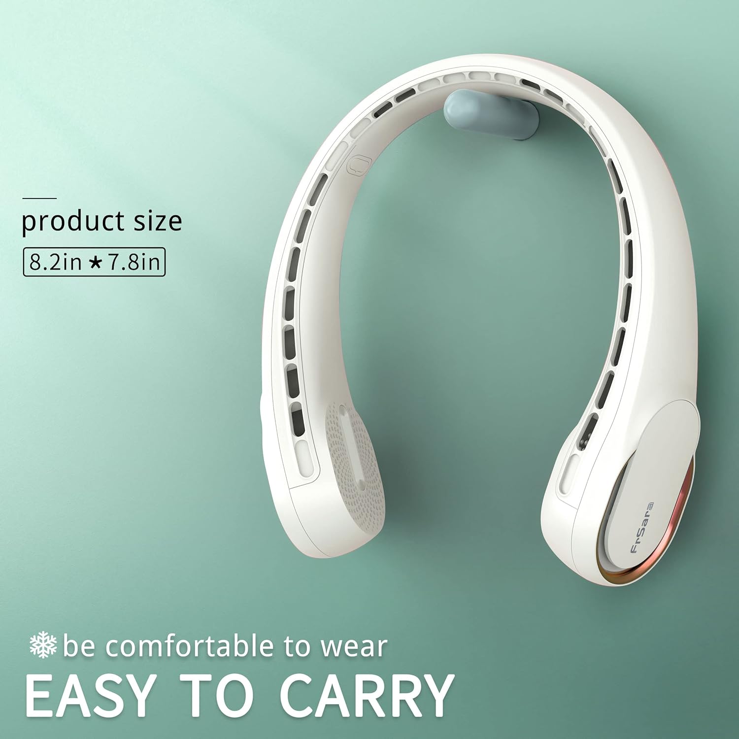 Thumbnail 5 de FrSara Neck Fan: Portable Personal Fan with 360° Cooling and 4000mAh Battery