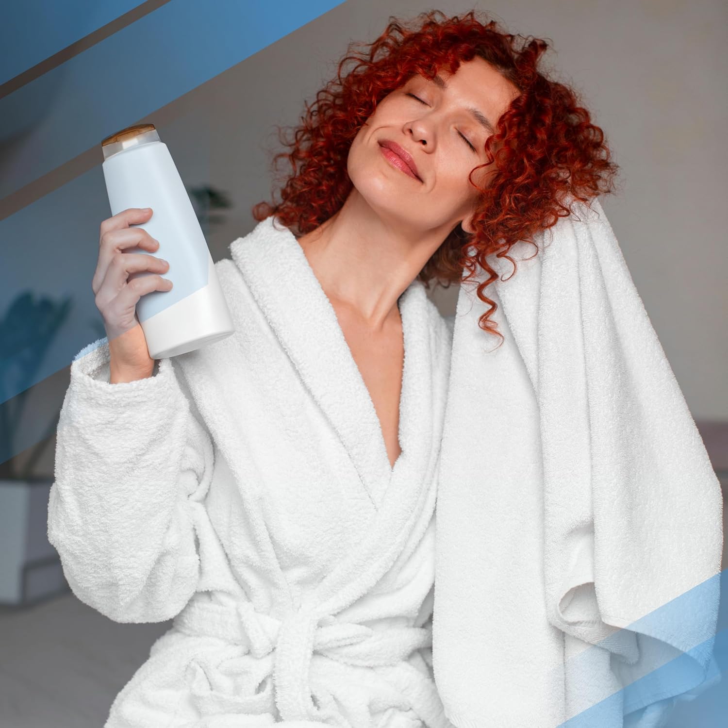 Thumbnail 5 de Infinitee Xclusives White Bath Towels Set of 4 (70x140 cm) – 100% Cotton, Ultra-Absorbent, Quick-Dry