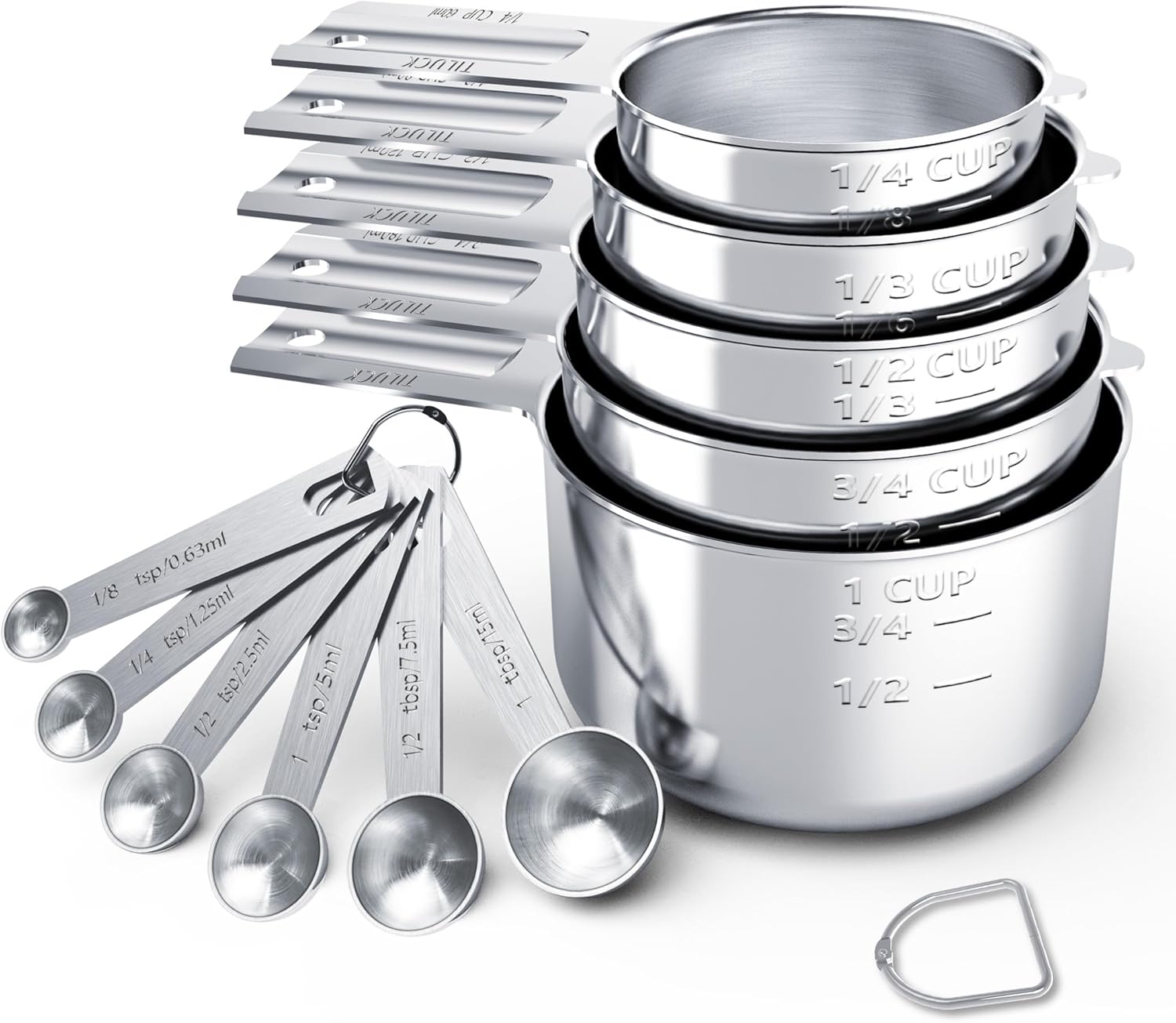 Thumbnail 6 de TILUCK Measuring Cups & Spoons 10pc 🍽