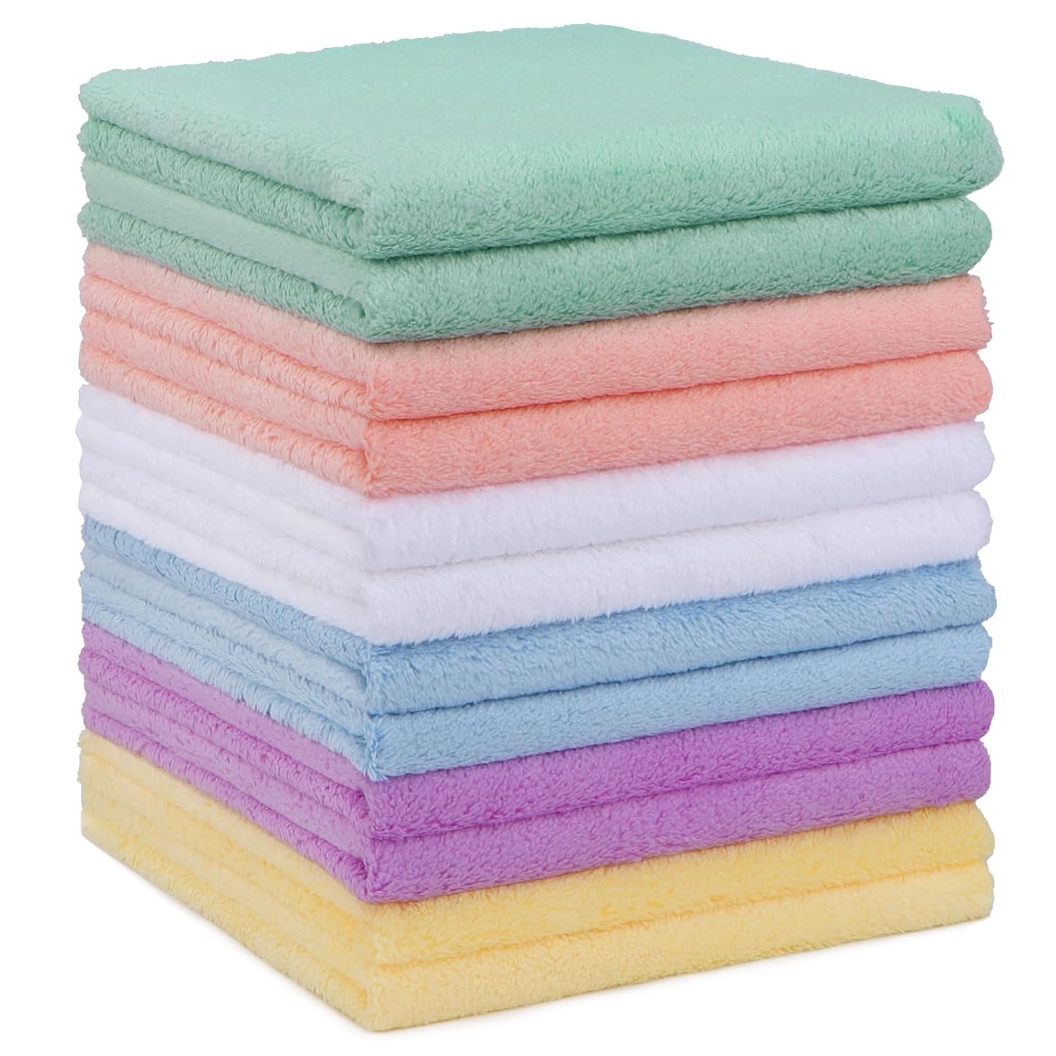 Thumbnail 5 de HOMEXCEL Baby Washcloths 11.5 x 11.5 Inch