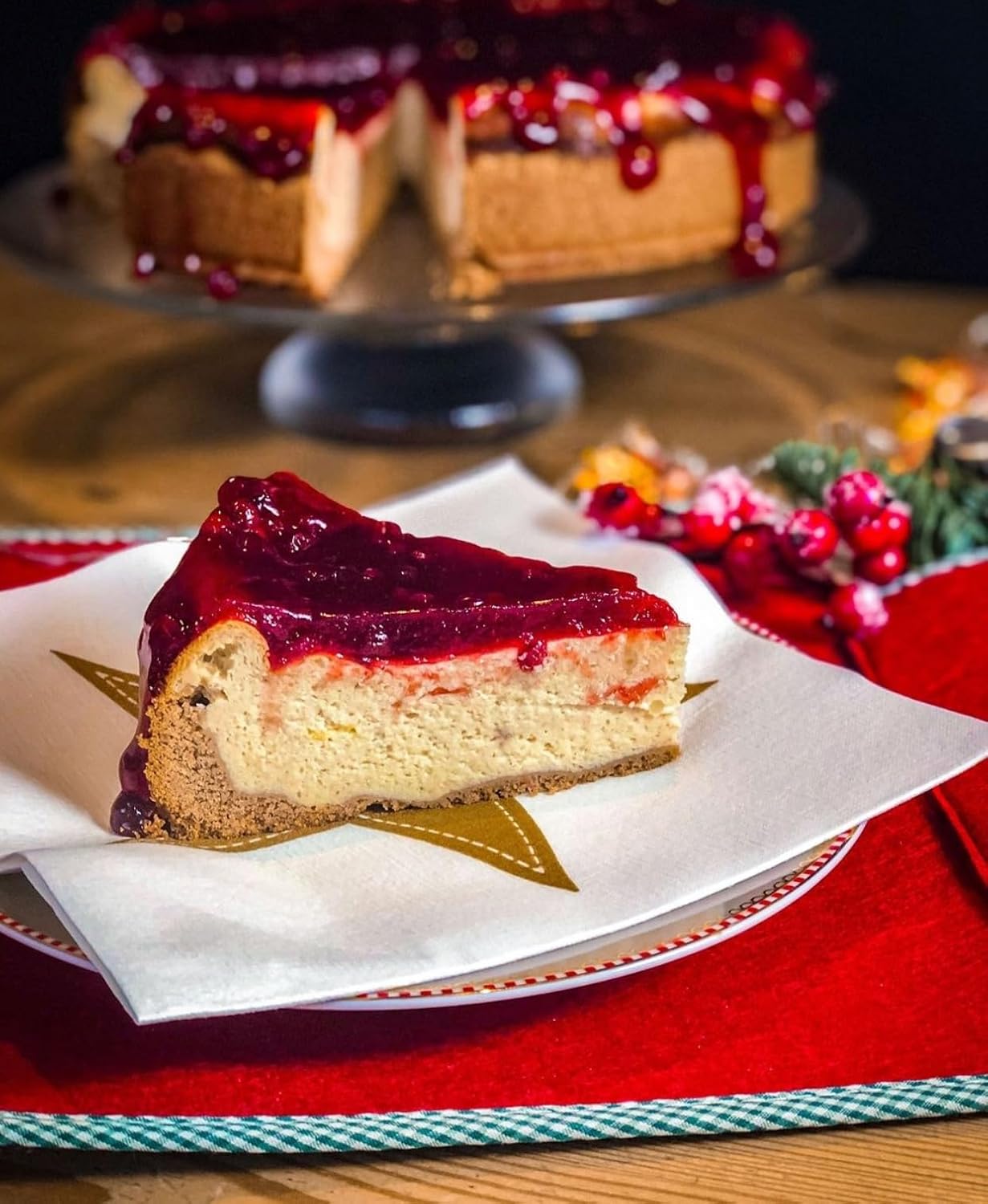 Detalle de RUF Tortenguss Rot (ohne Gelatine) – roter Überzug für Tortenboden, Obstkuchen und Tarte, 1x1000
