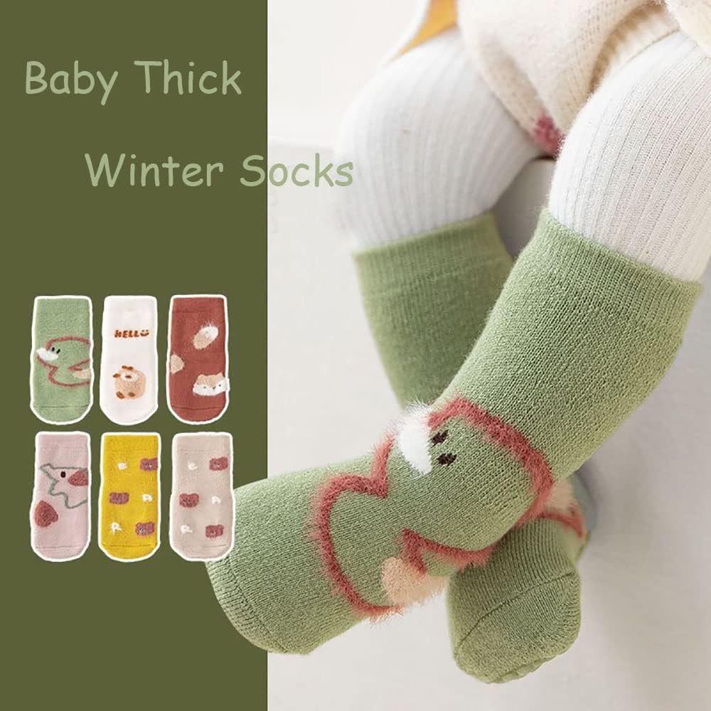 Thumbnail 3 de FedMois 6 Pairs Baby Winter Socks