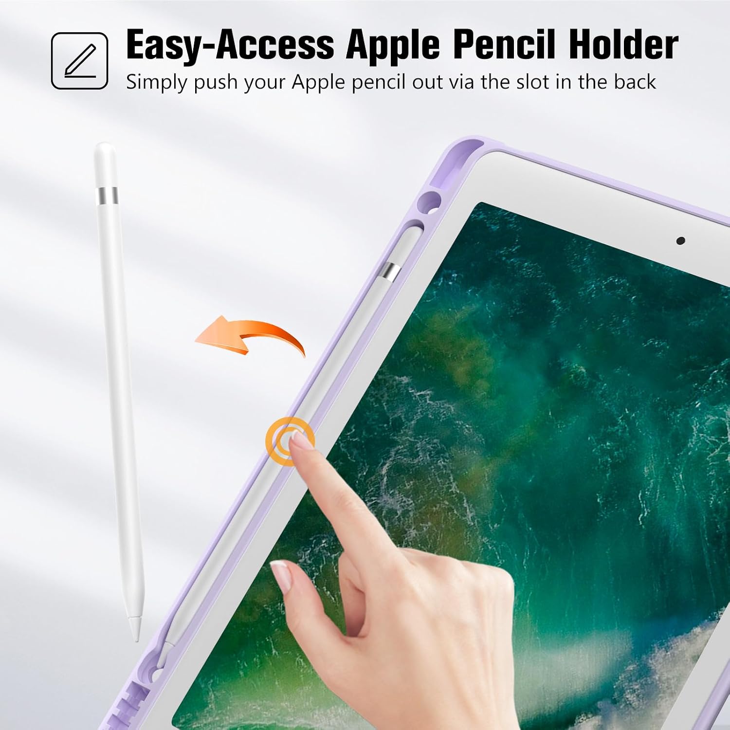 Detalle 2 de ProCase Hülle iPad Air 3 10,5" dünn Lila
