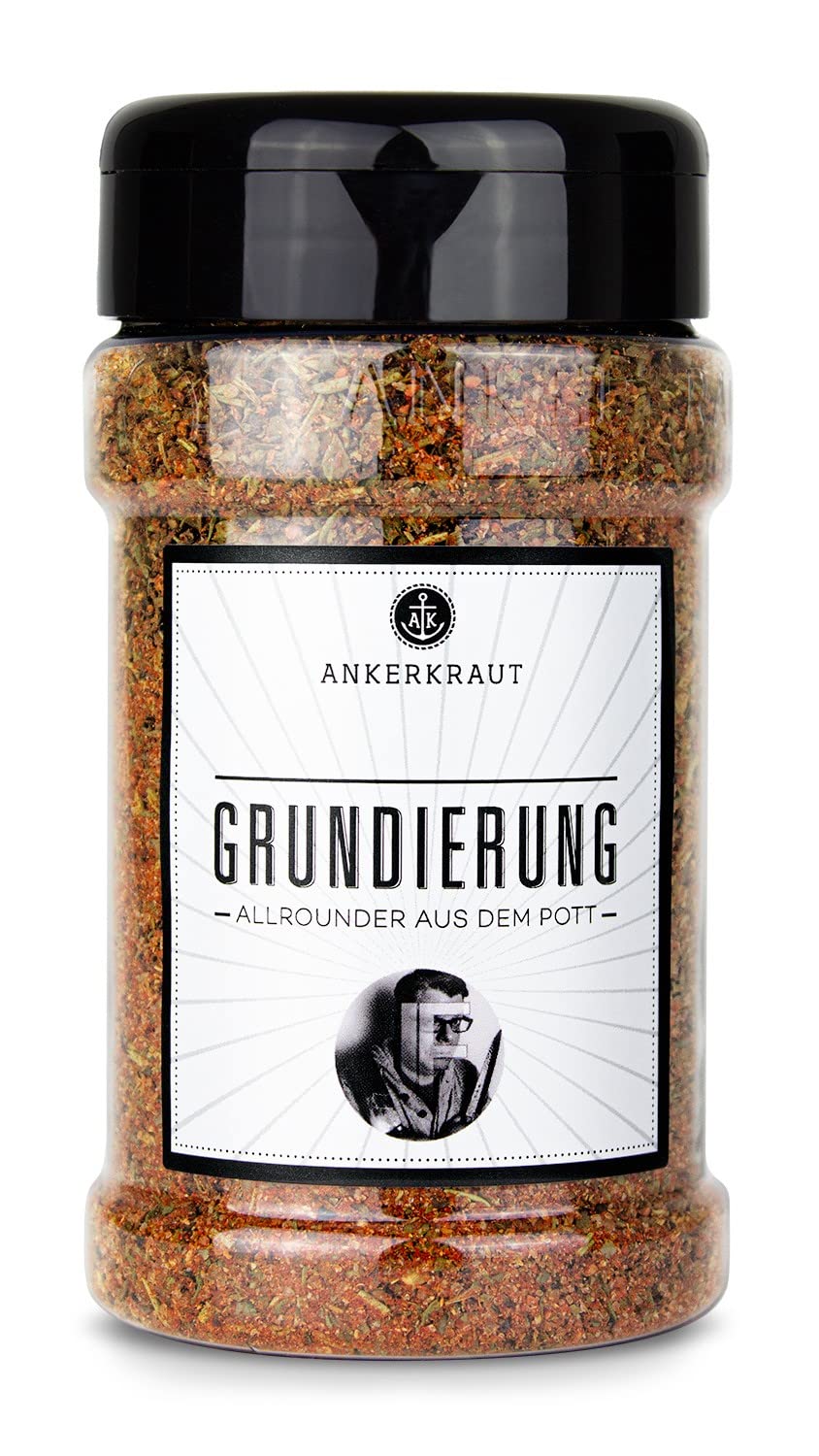 Detalle de Ankerkraut Grundierung Gewürz – 180 g im Streuer für intensiven Grillgeschmack