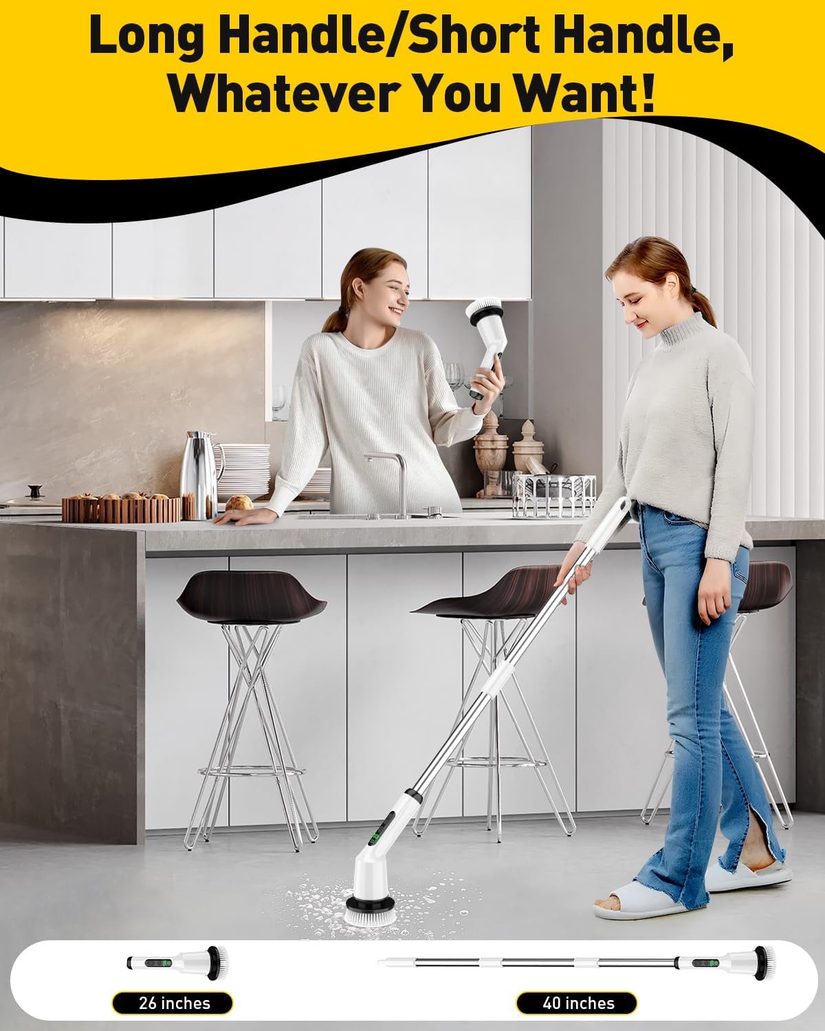 Thumbnail 4 de Electric Spin Scrubber 2-Speed Cordless Brush 🧽