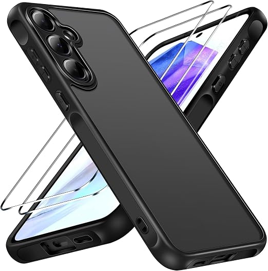 Detalle de ivoler Funda Mate Negro para Samsung Galaxy A55 5G 🌟 Protección Total y Elegante
