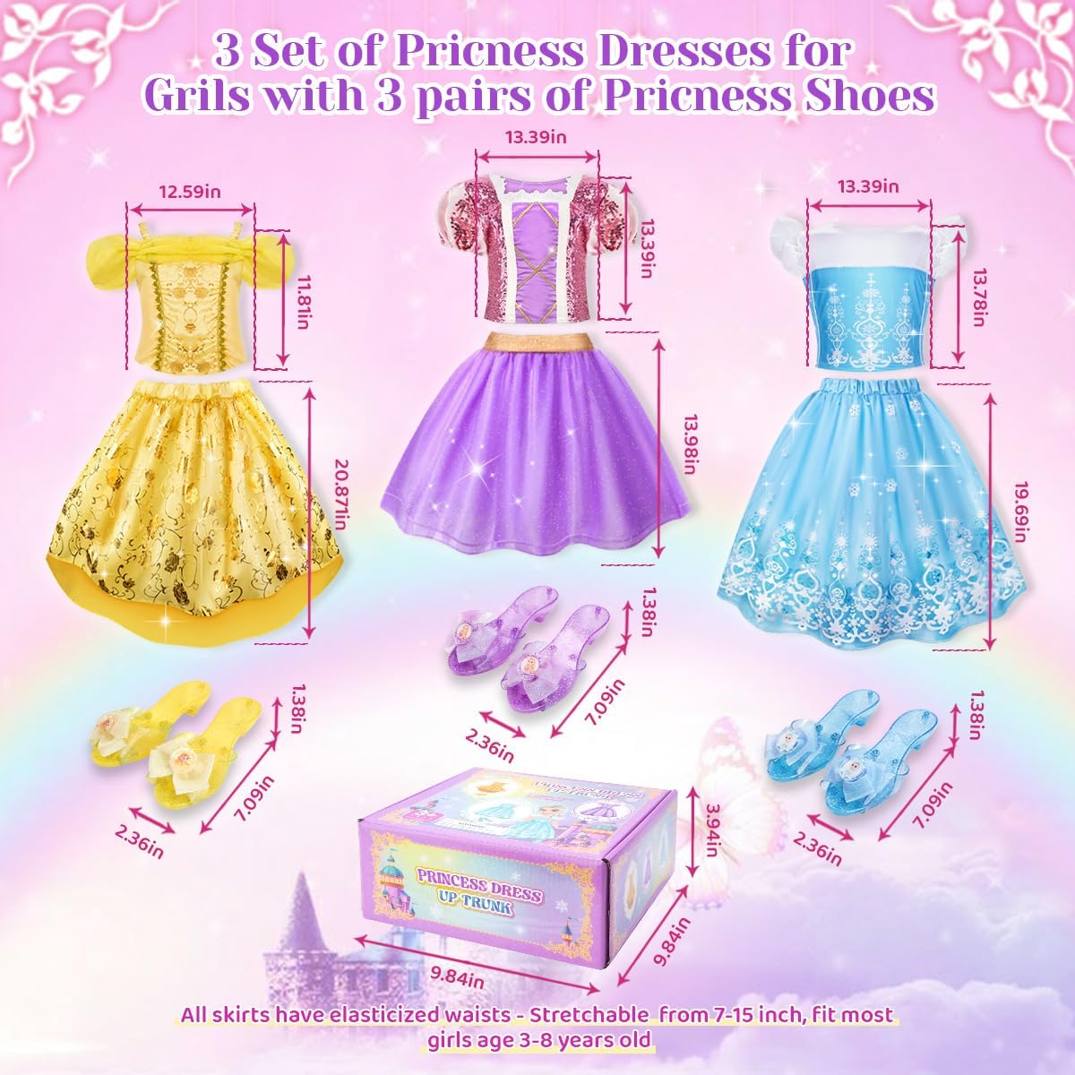 Thumbnail 5 de Princess dress up set 16 pieces