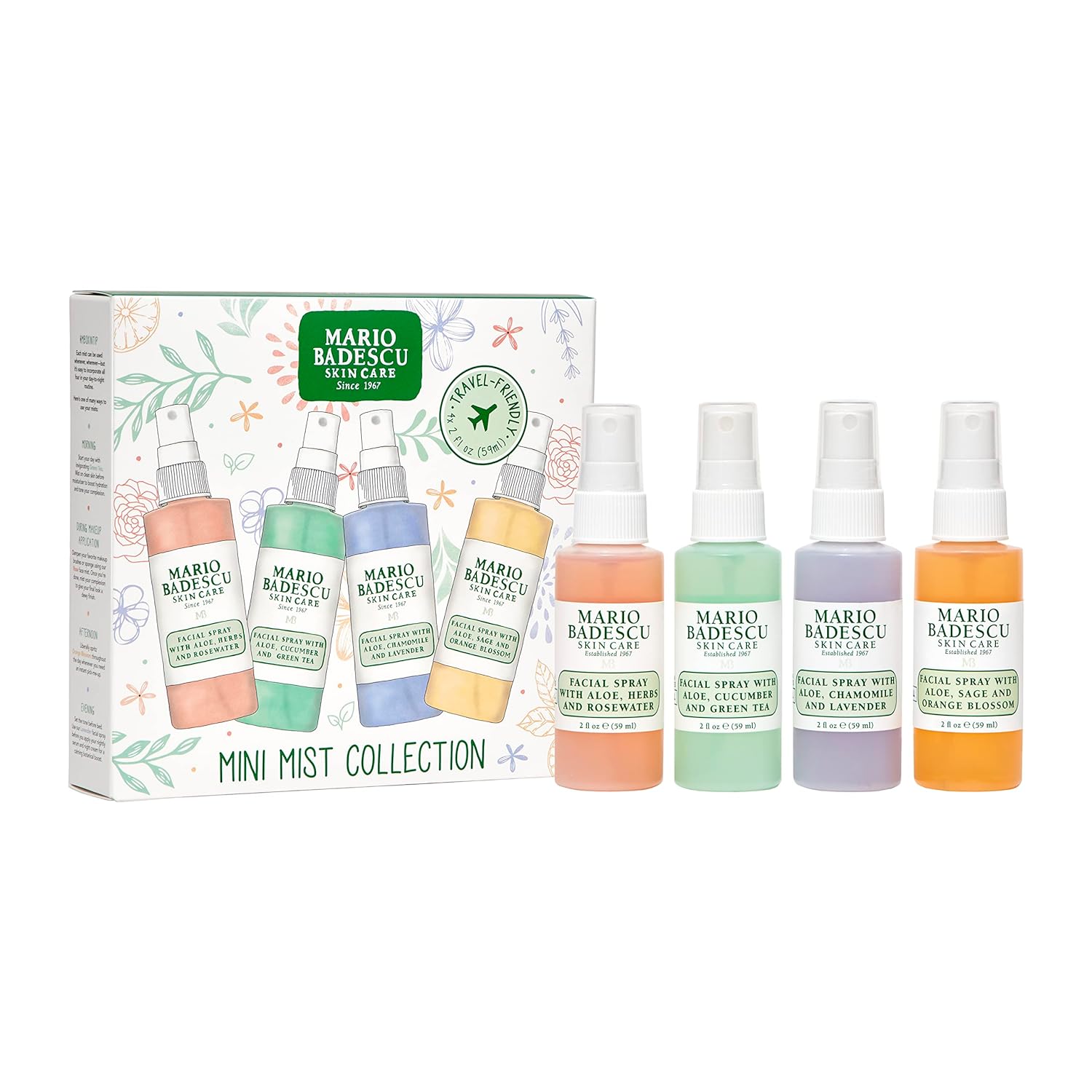 Detalle 2 de Mario Badescu Mini Mist Facial Spray Collection 2 Fl Oz