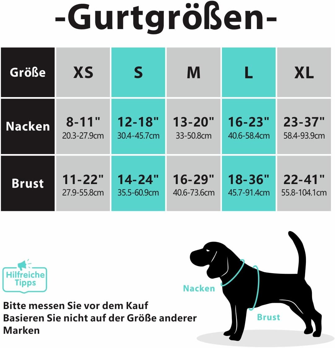 Thumbnail 1 de PoyPet No Pull Hundegeschirr L, reflektierend