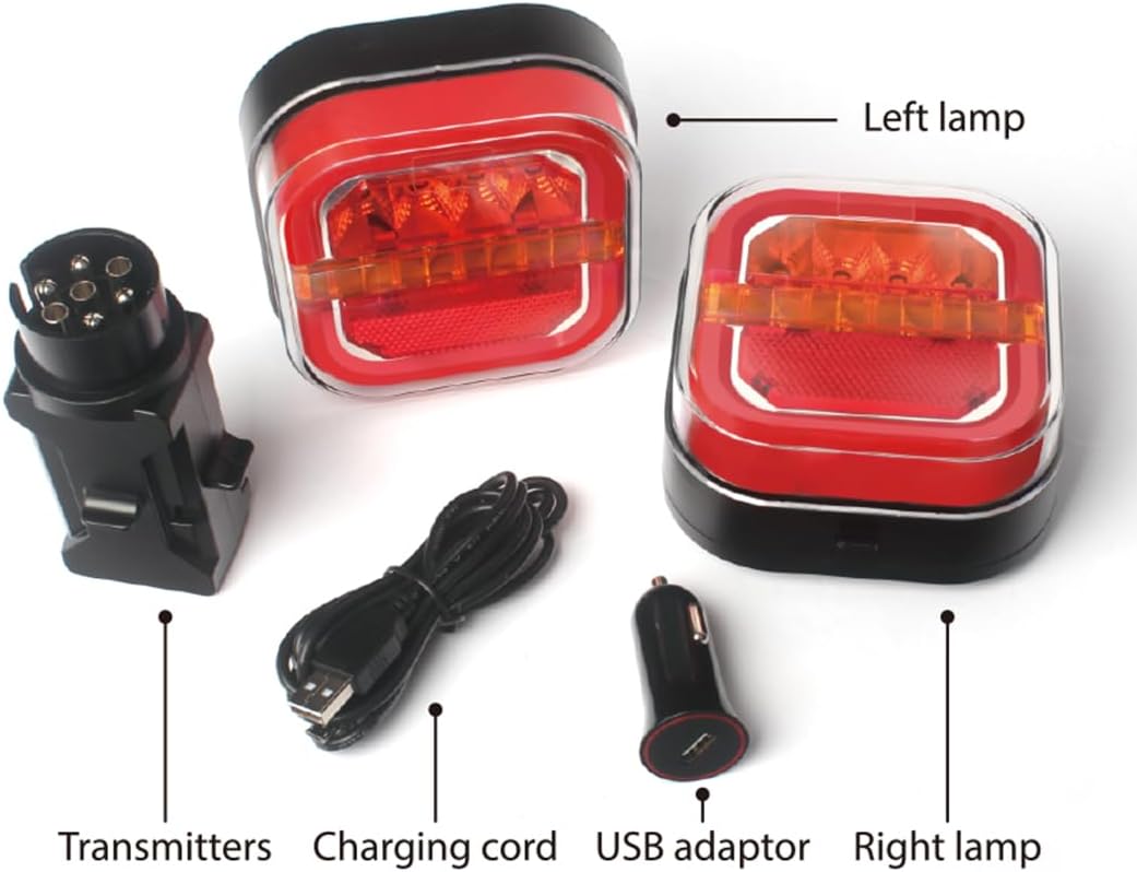Detalle de Yinaolan Wireless Trailer Rear Lights 12V/24V