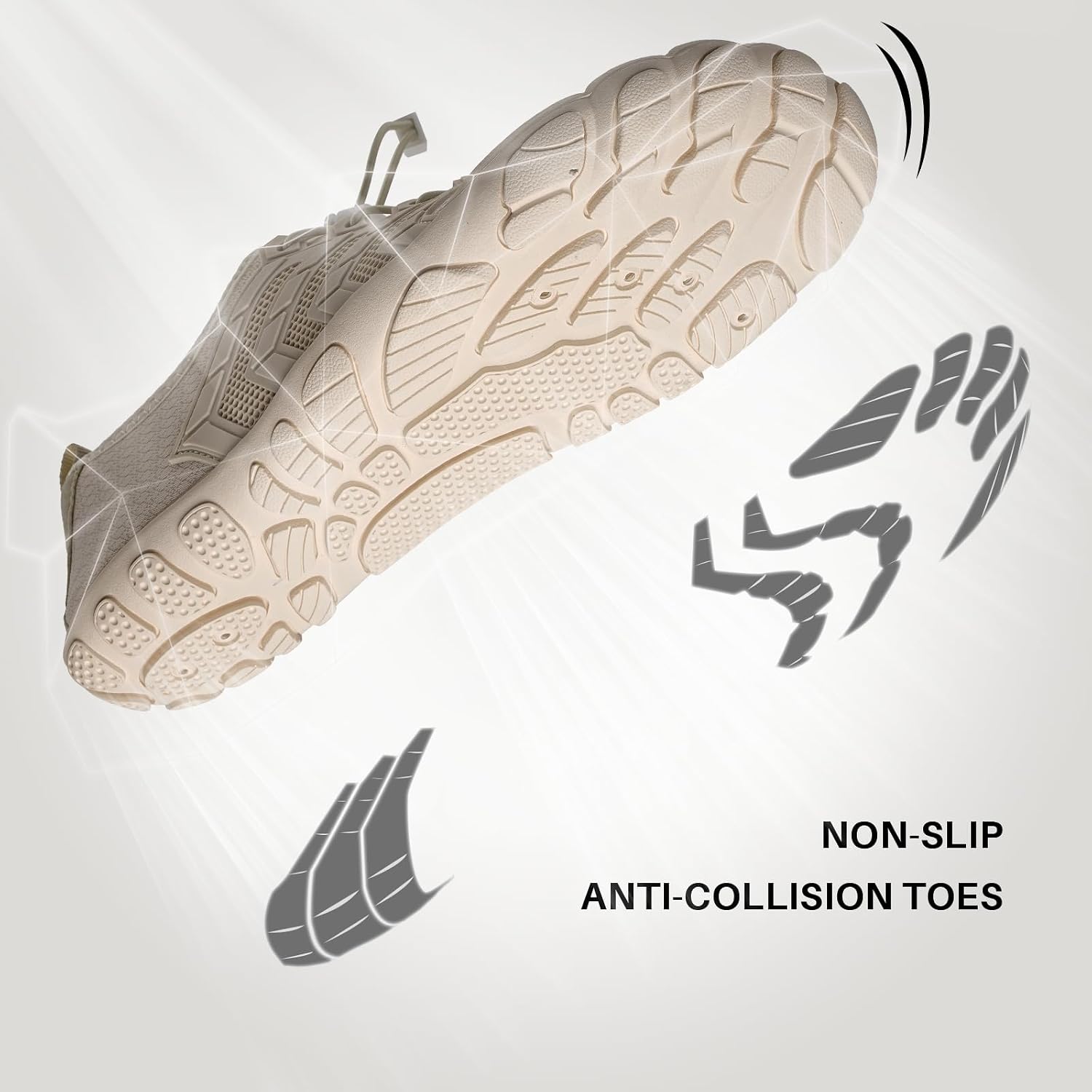 Detalle 2 de Barefoot Shoes: Water Shoes for Men and Women | Trail, Beach, Gym and Water Sports