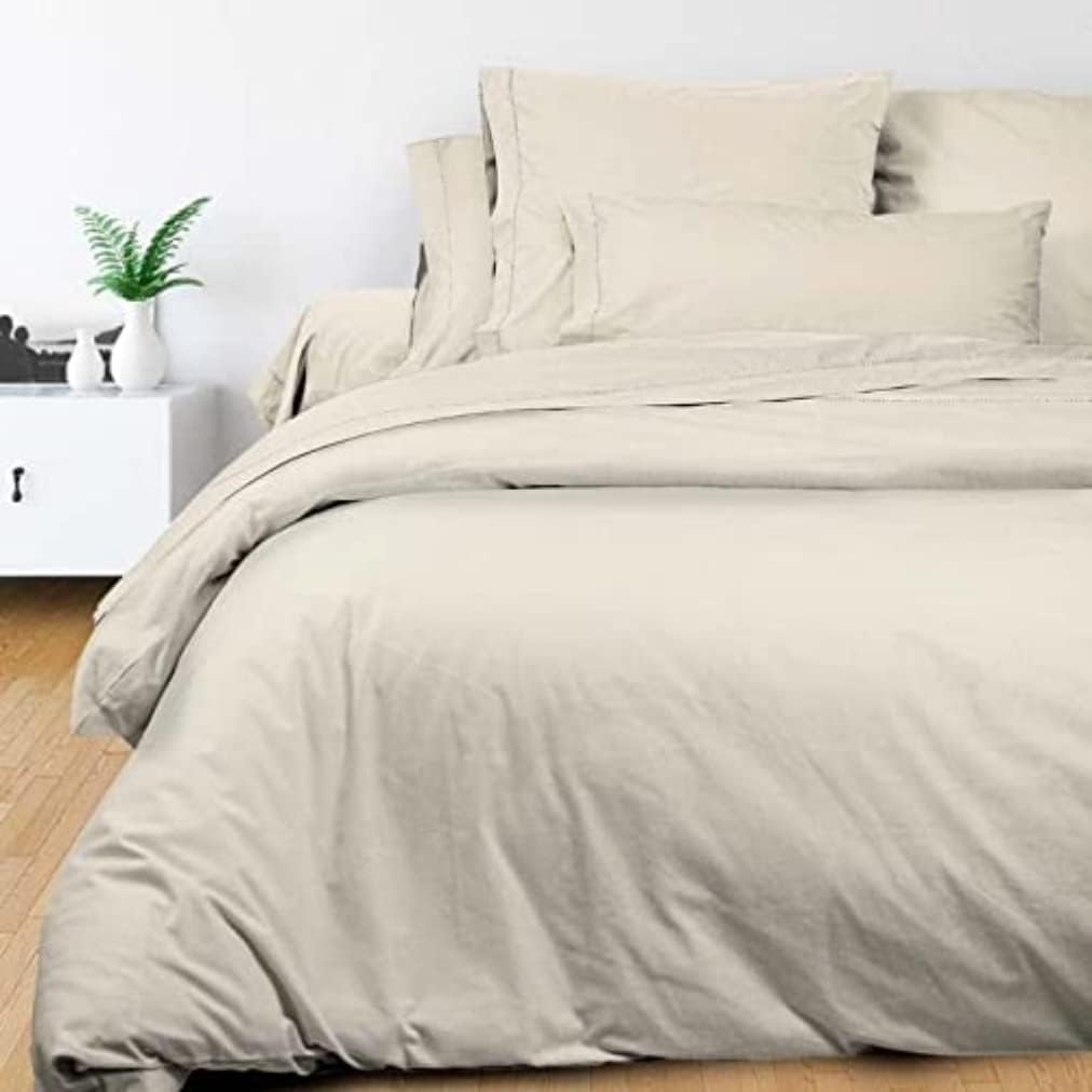 Thumbnail 5 de Camille 635012 – Housse de Couette en coton écru 240 x 220 cm
