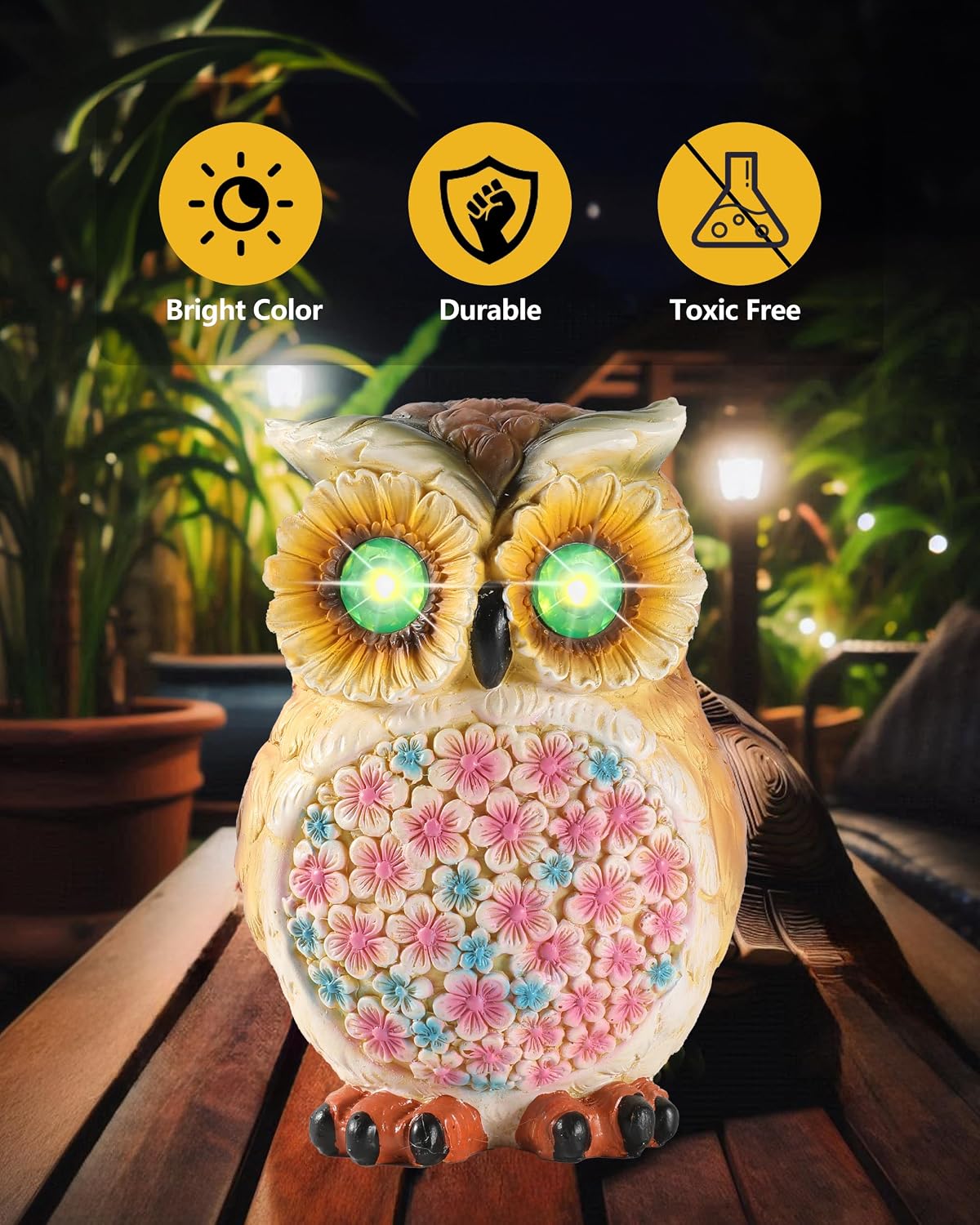 Thumbnail 2 de GoGnome Owl Figurine, 5.5-Inch