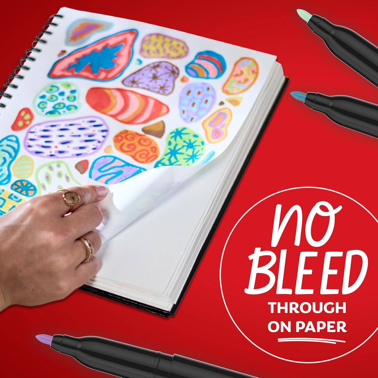 Thumbnail 4 de Sharpie Creative Marker Lot de 12 – Marqueurs acyliques à base d'eau, tons terre