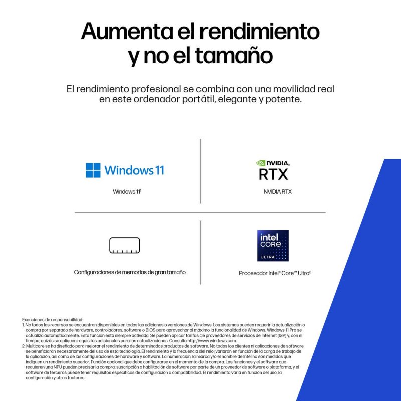 Thumbnail 1 de HP ZBook 8 G1i Intel Core Ultra 9 285H, 8 GB RAM, 1 TB SSD, RTX 500, 16" táctil – Windows 11 Pro