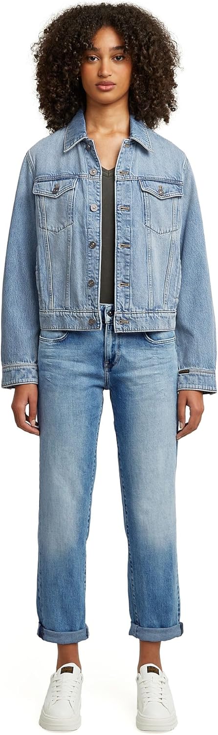 Detalle 2 de G-Star Damen Kate Boyfriend Jeans – lockerer Schnitt, low rise, breites Bein