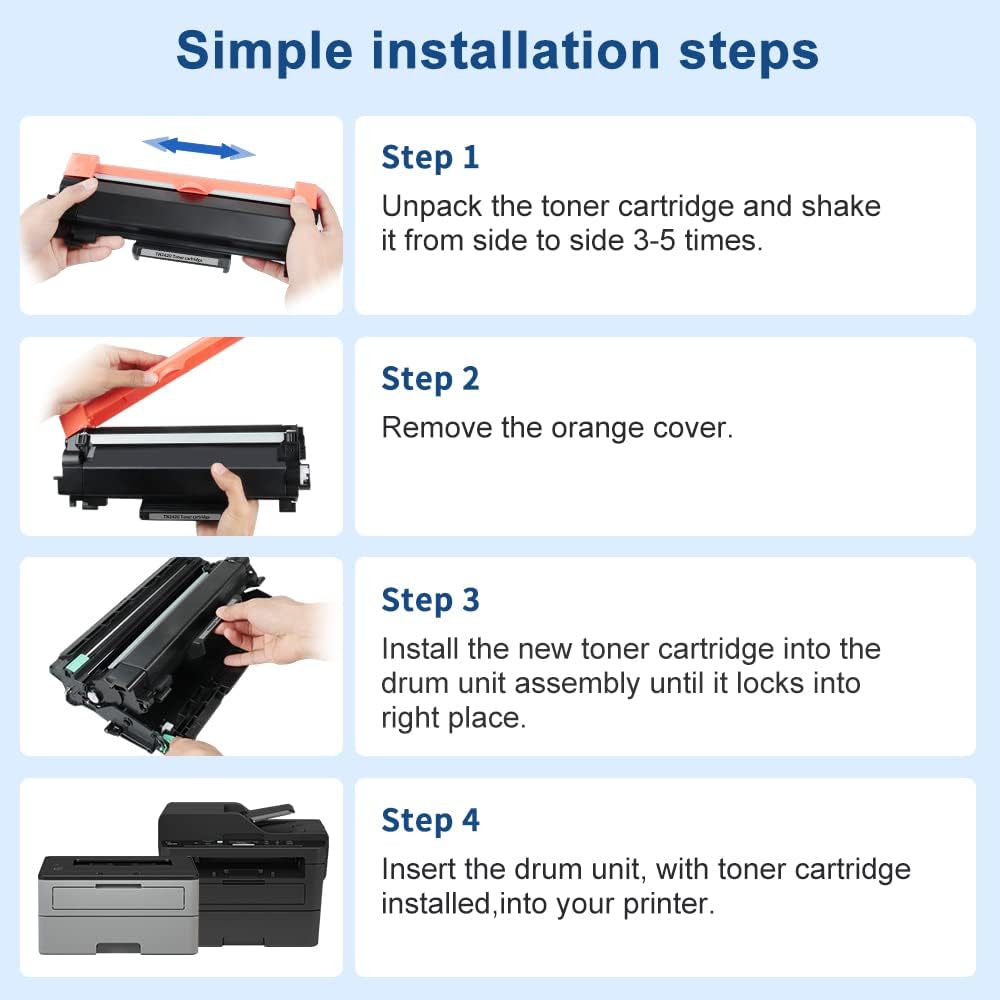 Thumbnail 4 de SMARTOMI TN2120 – Pack de 2 cartouches de toner compatibles Brother TN2120/TN2110 (noir)
