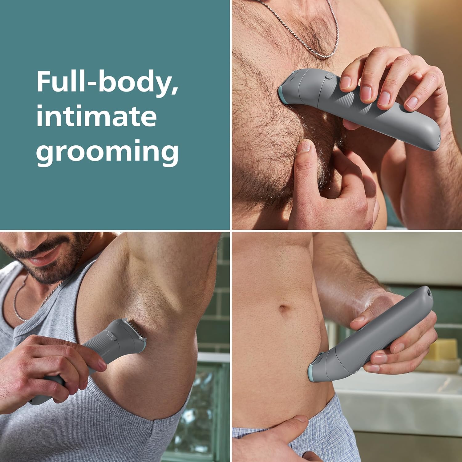 Thumbnail 1 de Philips BodyGroomer 3000 Series BG3480/15 men’s trimmer with Triple Protect shave system