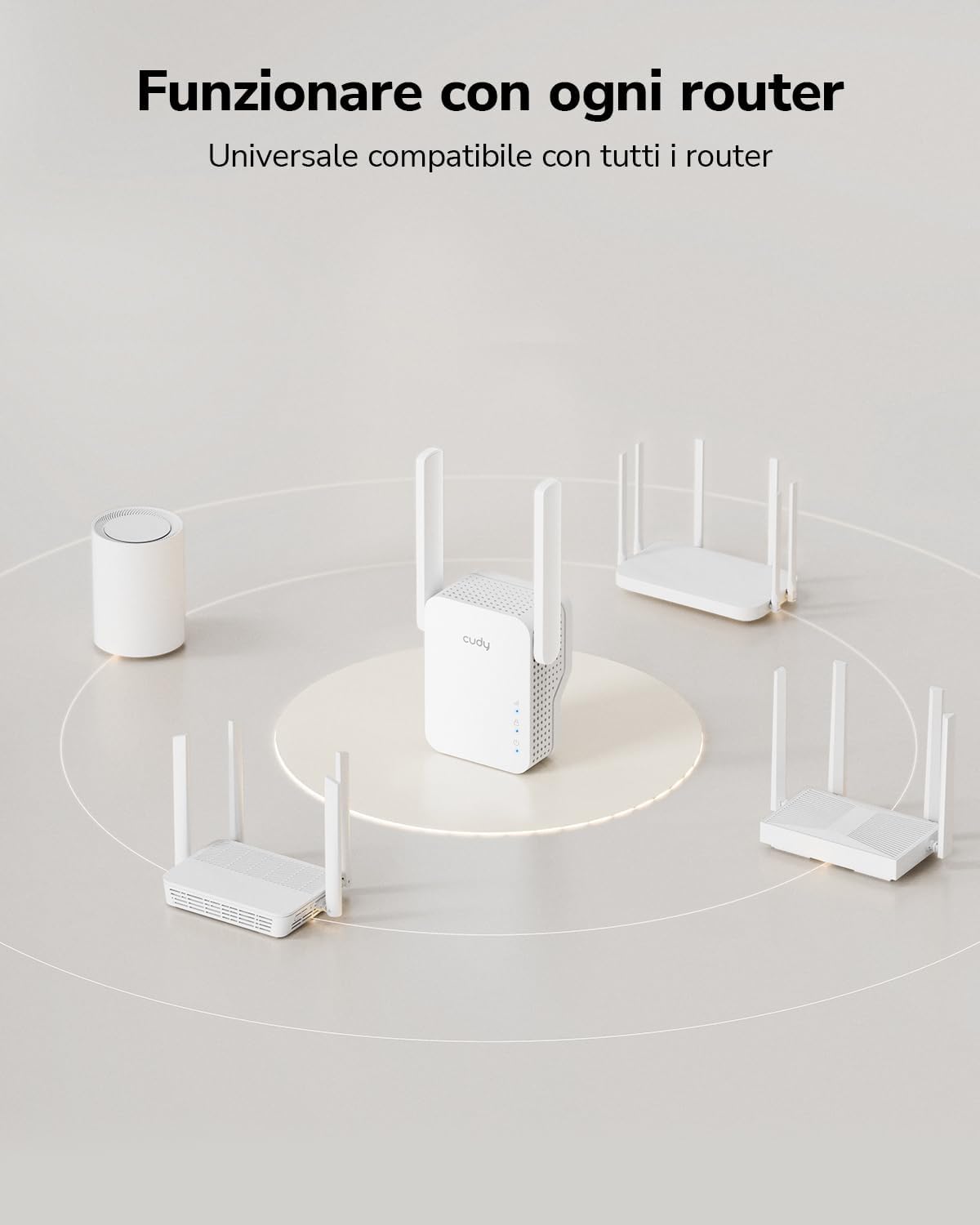 Thumbnail 3 de Cudy RE1500 AX1500 WiFi 6 range extender
