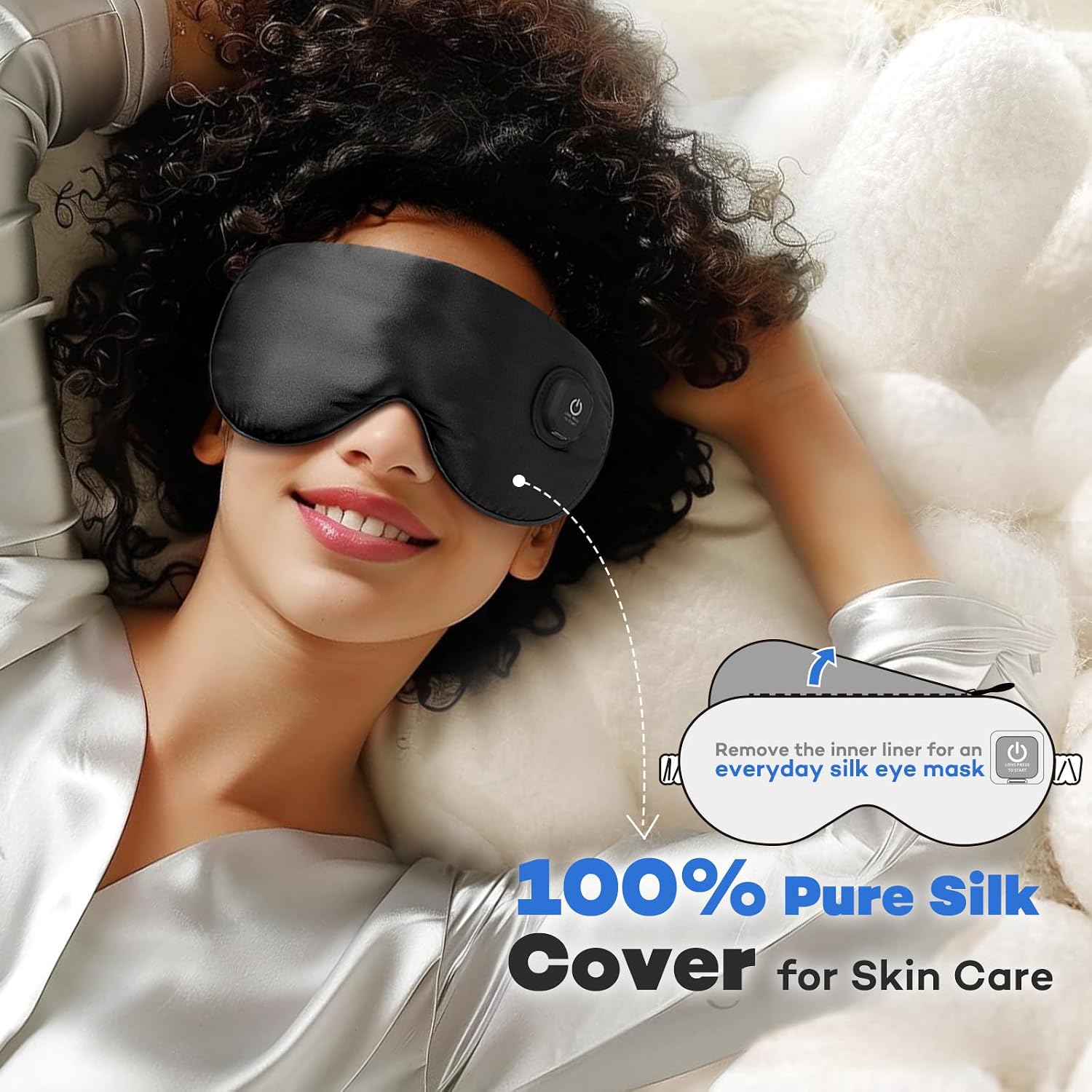 Detalle de Ezona Heated Eye Mask, Silk