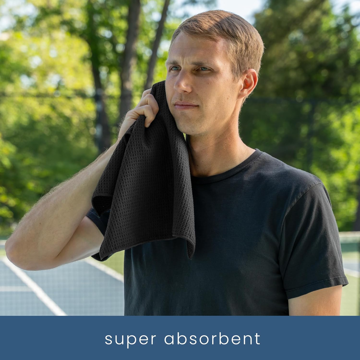 Detalle 2 de S&T INC. Microfiber Yoga Towel, 6-Pack