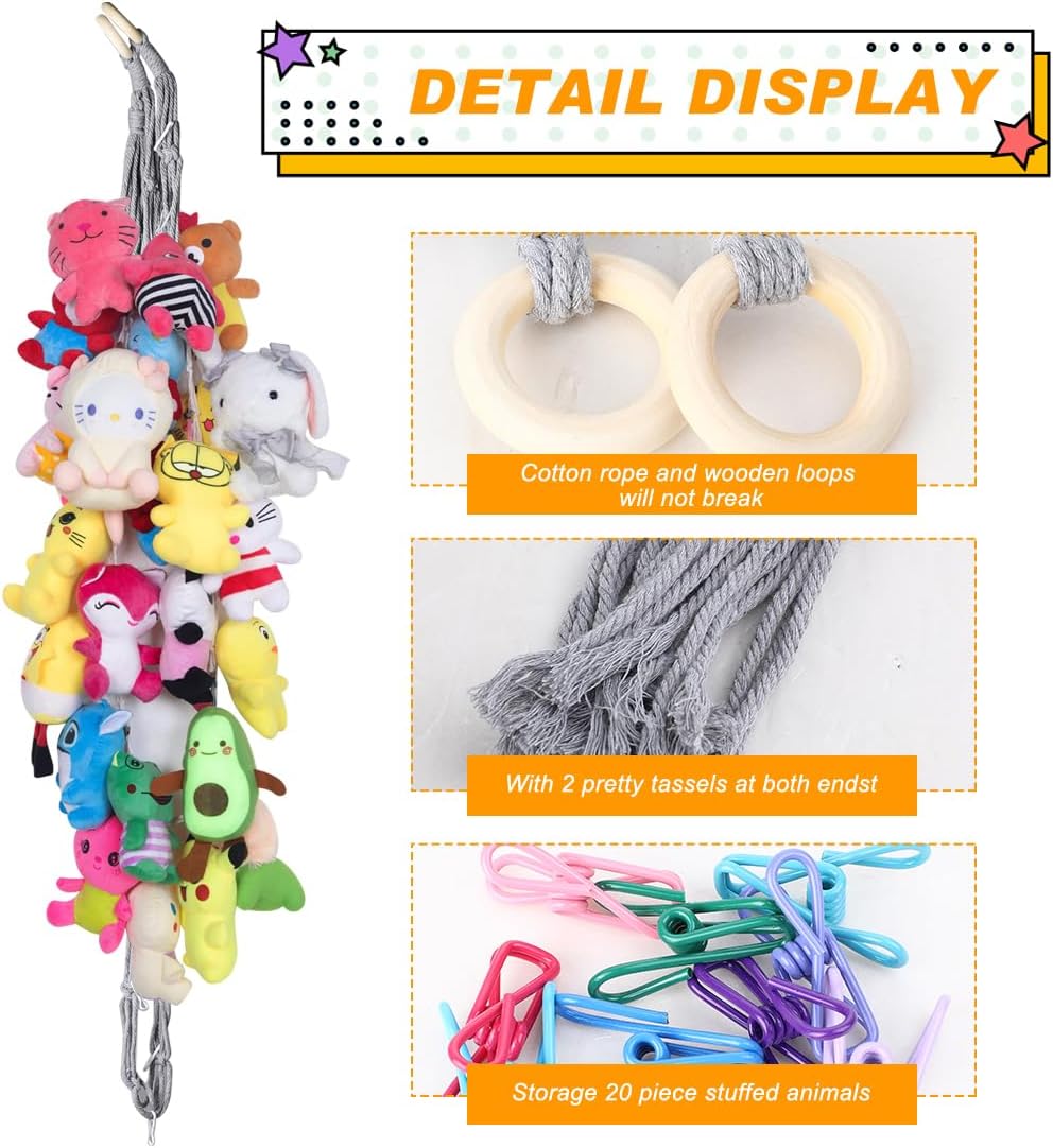Thumbnail 2 de Toy Storage Chain Hanging Organizer 79in