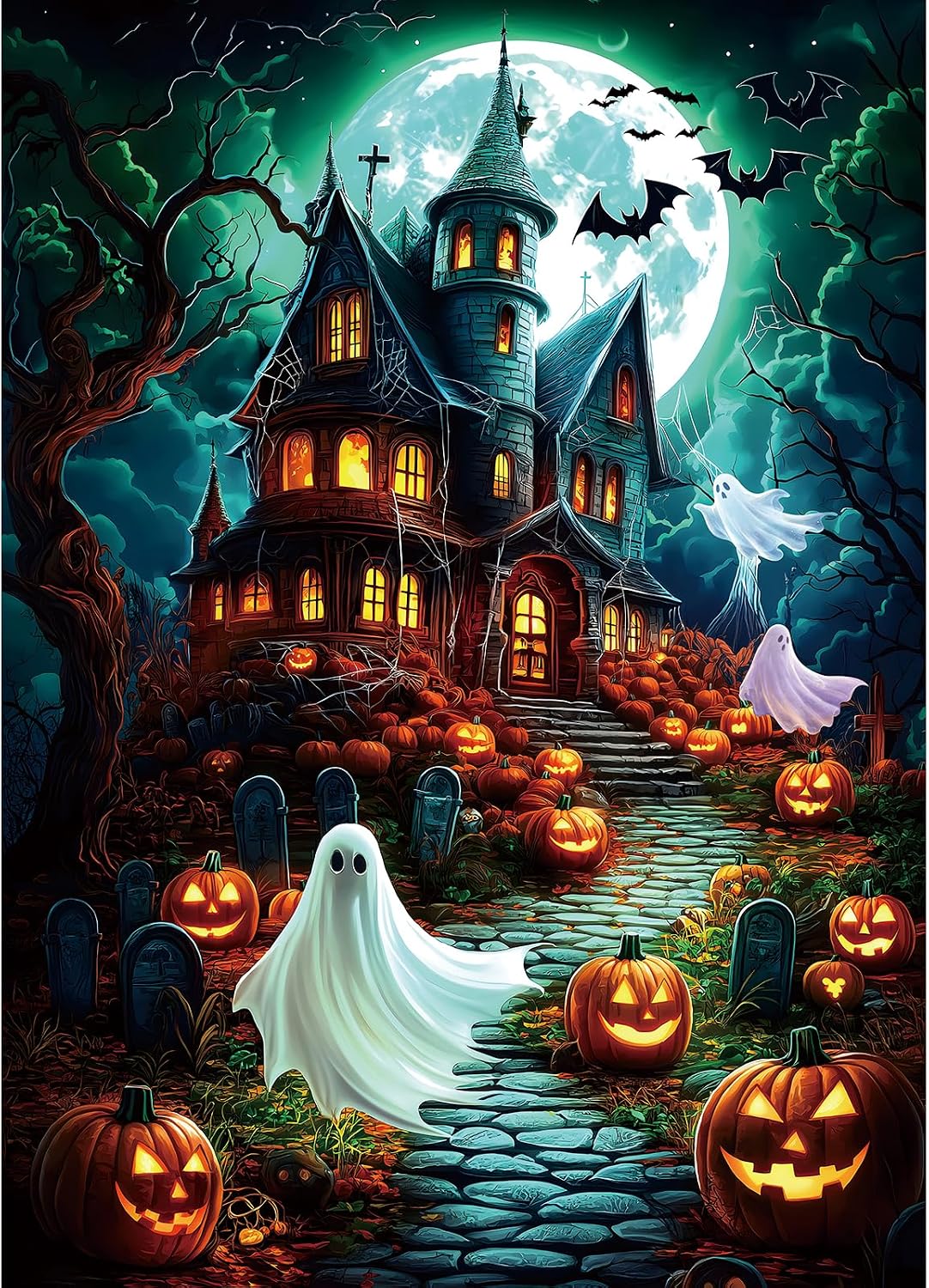 Detalle de Blueforest Halloween jigsaw puzzle, 1,000 pieces