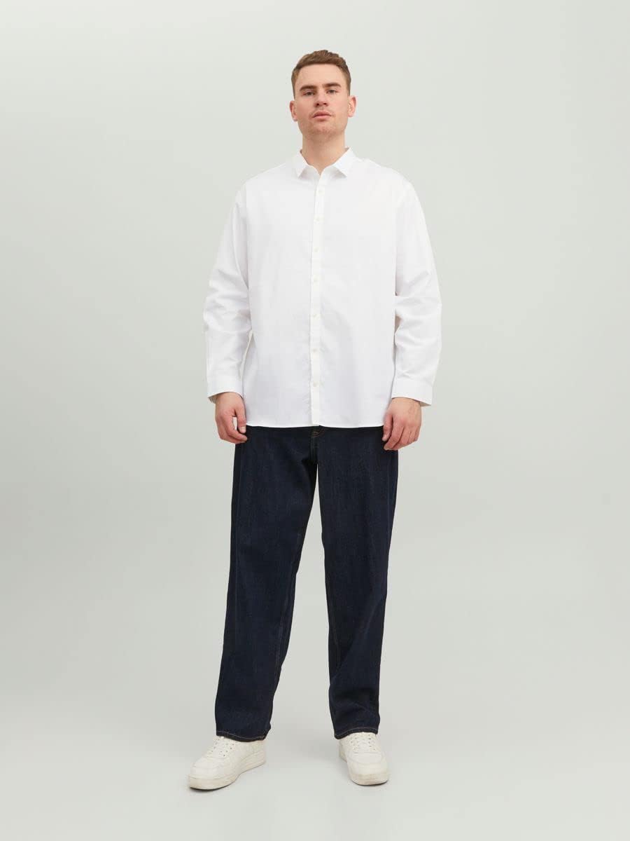 Thumbnail 3 de Jack & Jones Jprblacardiff Shirt L/S Noos camicia uomo slim in 100% cotone