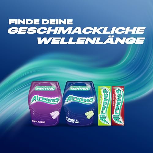 Thumbnail 9 de Airwaves Strong Zuckerfrei Kaugummi – Intensives Menthol, langanhaltende Frische, 30x10 Dragees