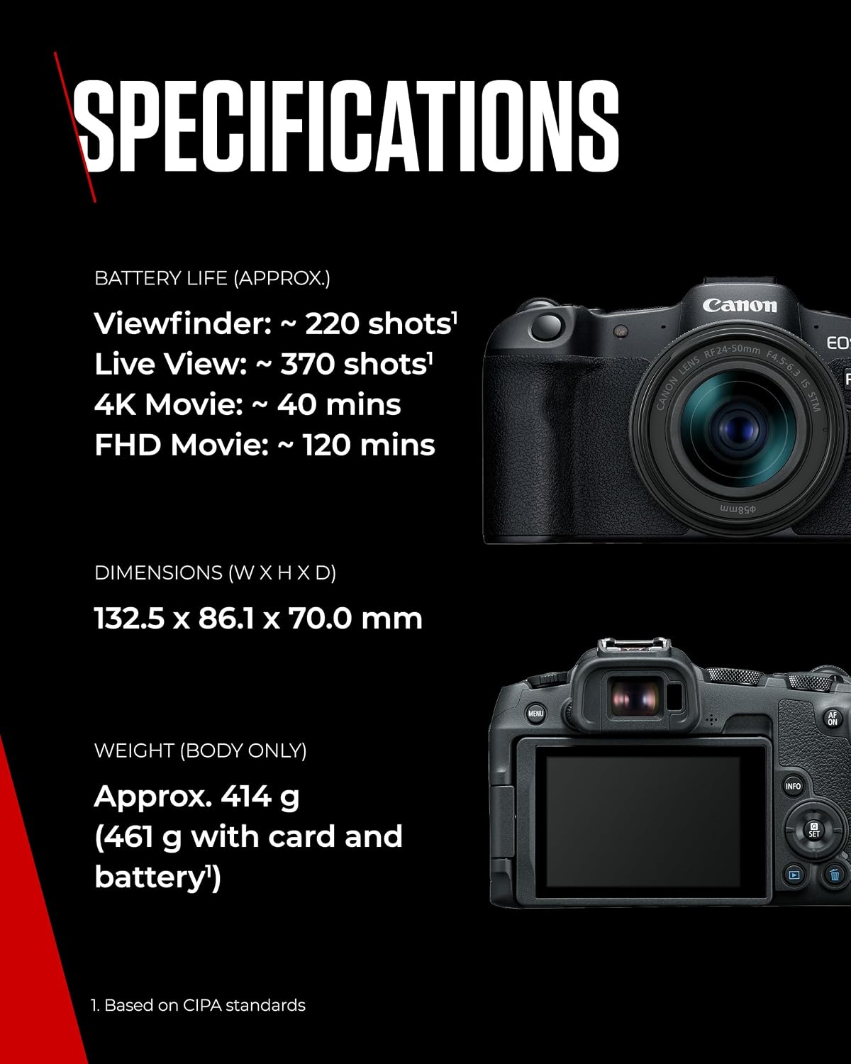 Thumbnail 6 de Canon EOS R8 24.2 MP full‑frame mirrorless camera