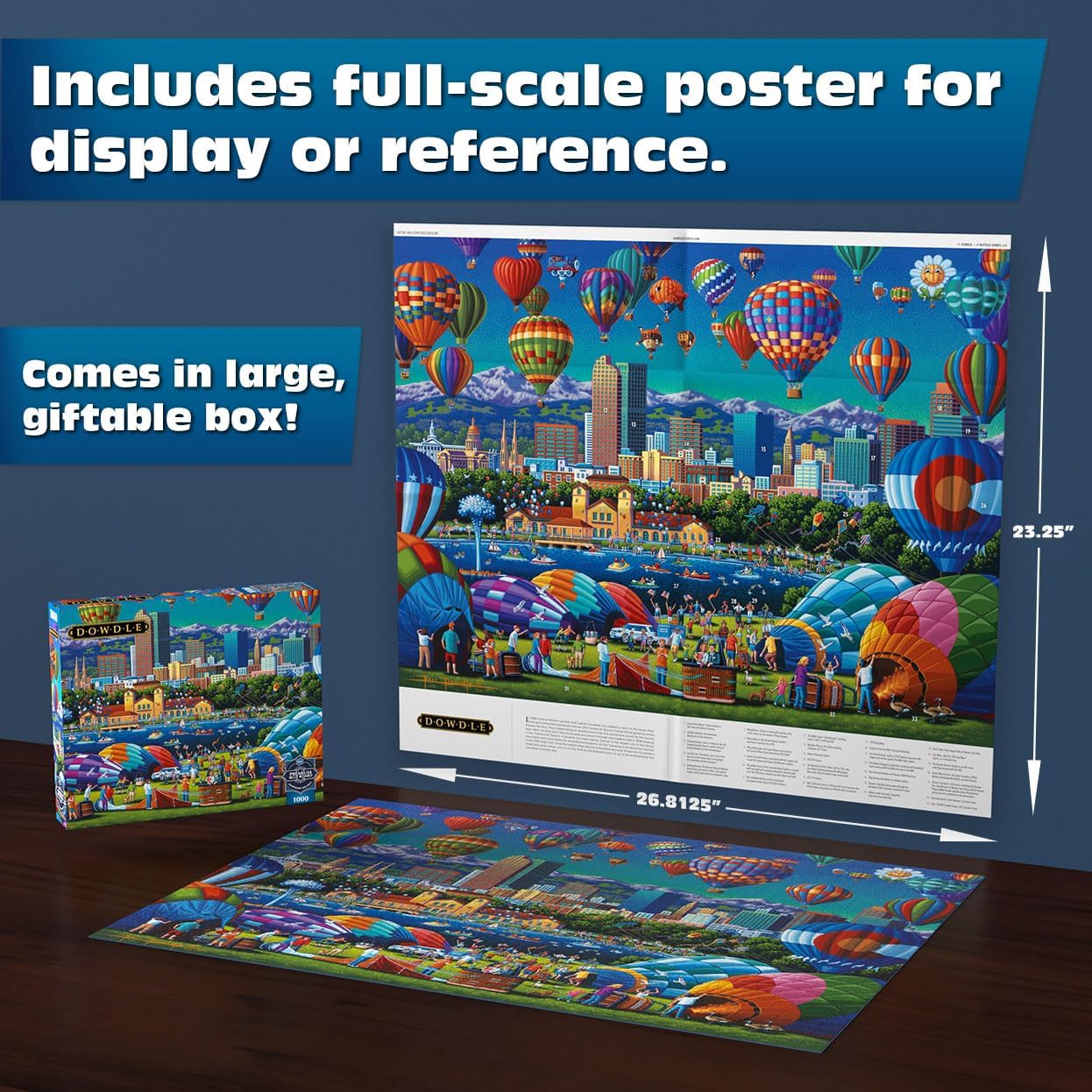 Detalle 2 de Buffalo Games Jigsaw Puzzle, 1,000 Pieces