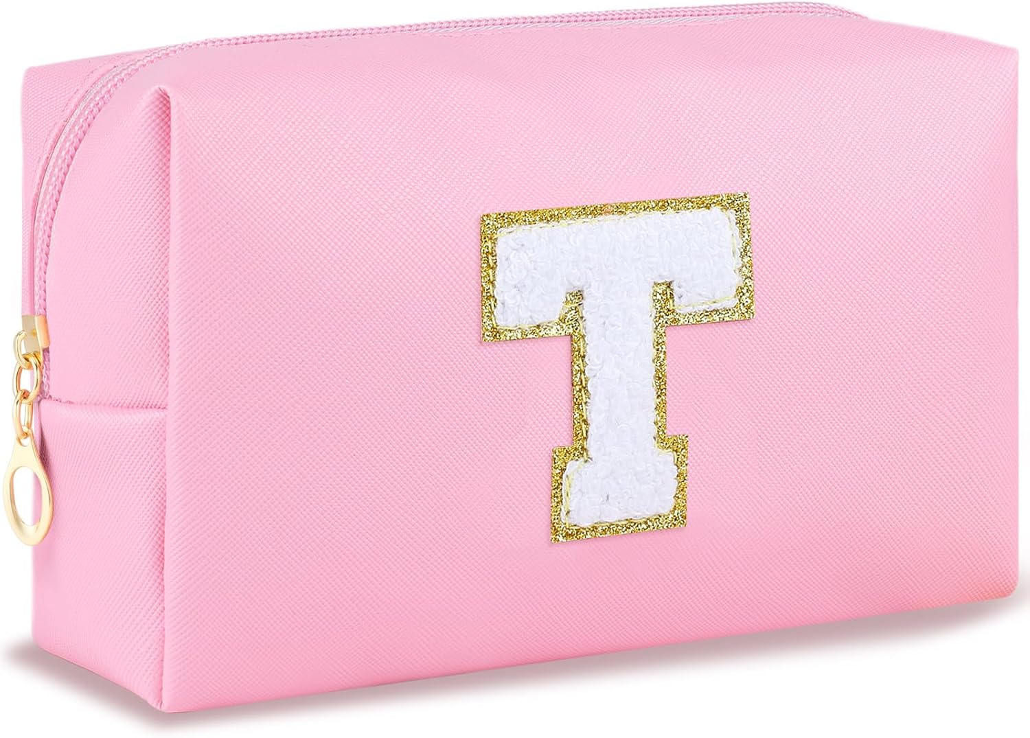 Detalle de URSKYTOUS Initial Preppy Makeup Bag 7.6in