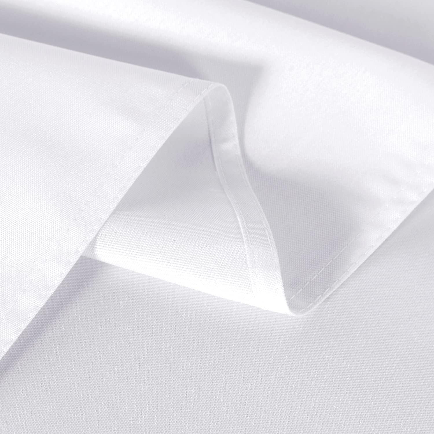 Thumbnail 4 de sancua 2-Pack White Tablecloth (60 x 120 Inch) for Rectangle 8-Foot Tables