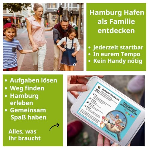 Detalle 2 de Stadtspiel Schnitzeljagd Hamburg Hafen für Familien – Entdeckertour
