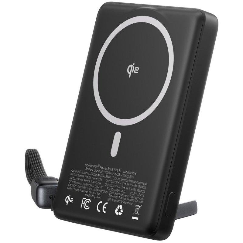Detalle 1 de Iniu MagPro Qi2 10000 mAh 45W