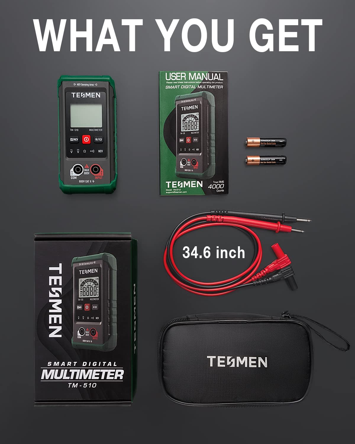 Thumbnail 6 de TM-510 Digital Multimeter 4000 Counts