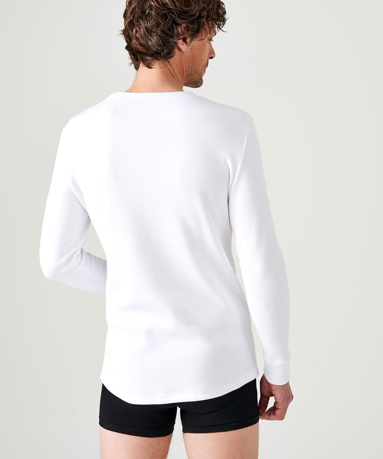 Thumbnail 2 de T-shirt Thermolactyl manches longues Damart (molleton) en blanc