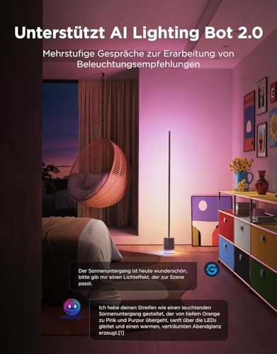 Thumbnail 8 de Govee Stehlampe 3 mit LuminBlend+ Technologie – RGBWWIC 2100 lm, App- und Sprachsteuerung
