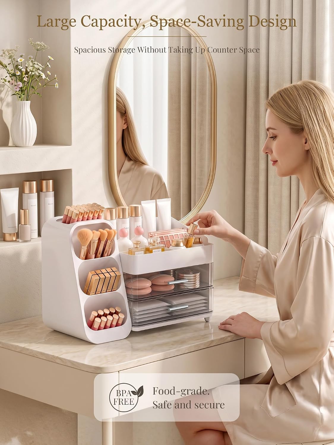 Detalle 1 de Booklov Makeup Organizer, Acrylic