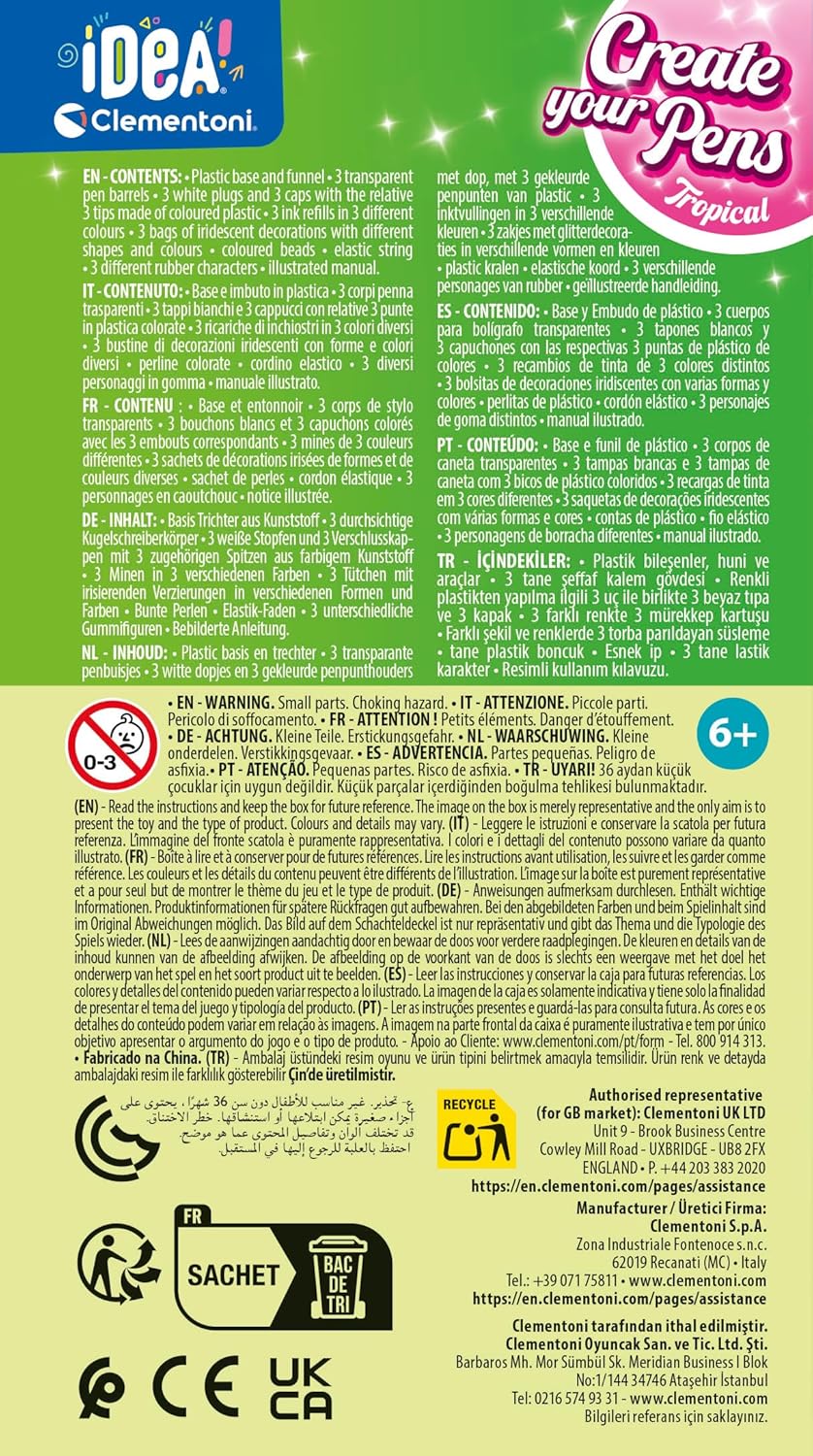 Detalle de Clementoni Idea Deine Stift-Kreationen 3 Stifte