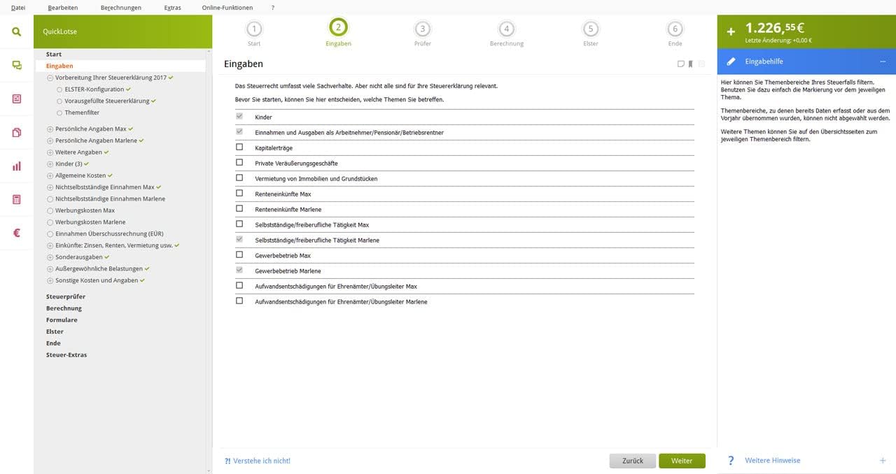 Detalle 2 de QuickSteuer Deluxe 2026 Steuerprogramm