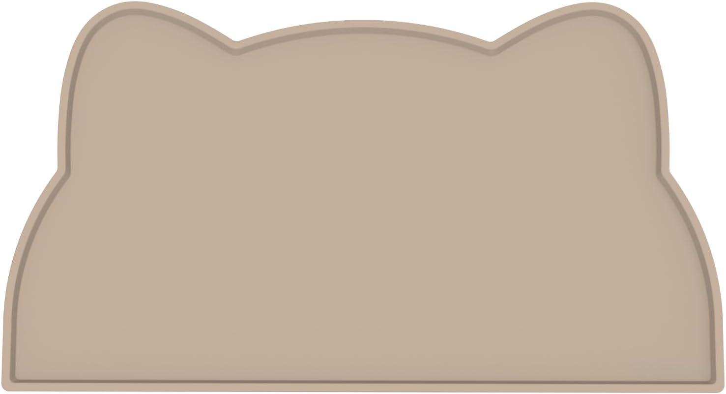 Cat Food Mat: Silicone Non-Slip, Waterproof Feeding Mat (44x25 cm) for Cats and Dogs
