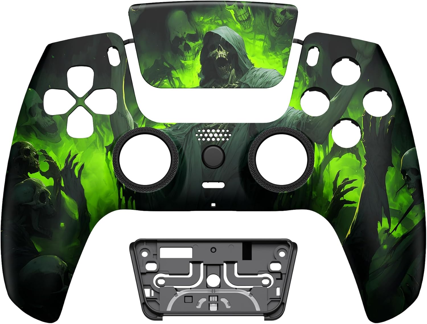 Thumbnail 2 de eXtremeRate LUNA Redesigned Front Shell Touchpad for PS5 Controller (BDM-010/020/030/040/050) – Dark Carnival