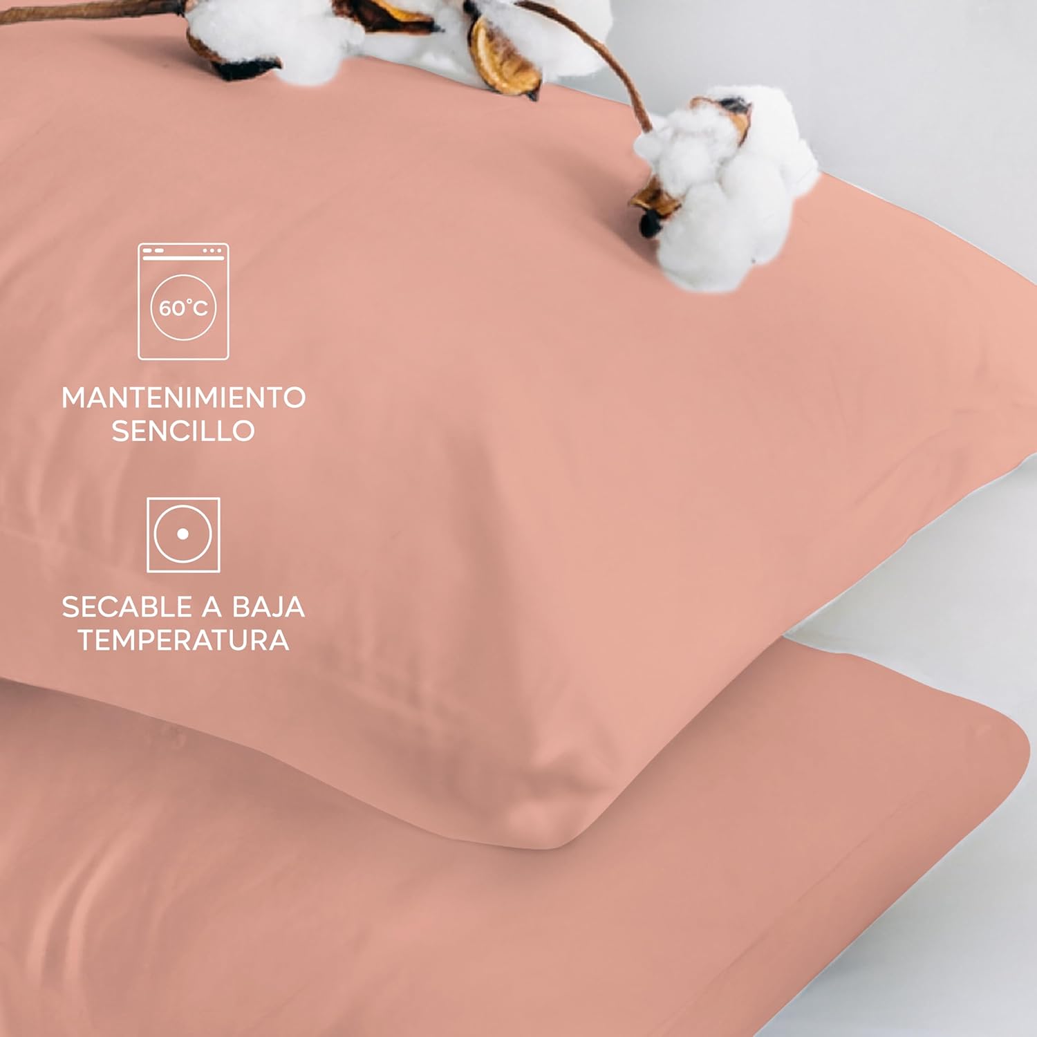 Thumbnail 5 de Twinzen® Juego de Fundas para Almohada 40x80 🌸