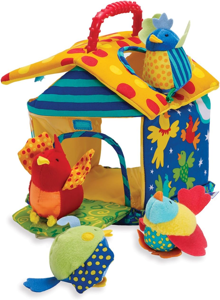 Detalle 2 de Manhattan Toy Put and Peek Birdhouse 7.5" soft toy