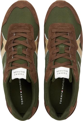Thumbnail 6 de Tommy Hilfiger Runner Icon Mix Fm0fm05679 – Tenis bajos para hombre en Verde Abeto Ártico, talla 44 EU